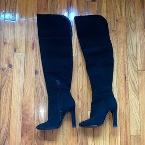 Joie over the knee black suede boot. Size 6 1/2